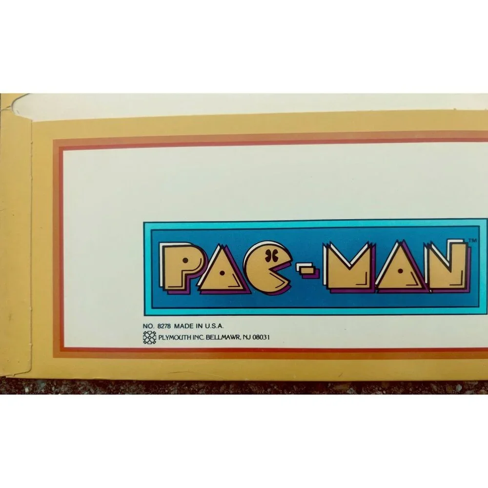 Vintage 1980 Pac-Man Portfolio Folder (Midway) Arcade School Paper Holder
